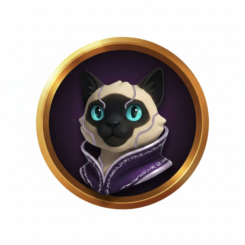 Azurinis Medallion of Pawfect Goofinity by Magmoria