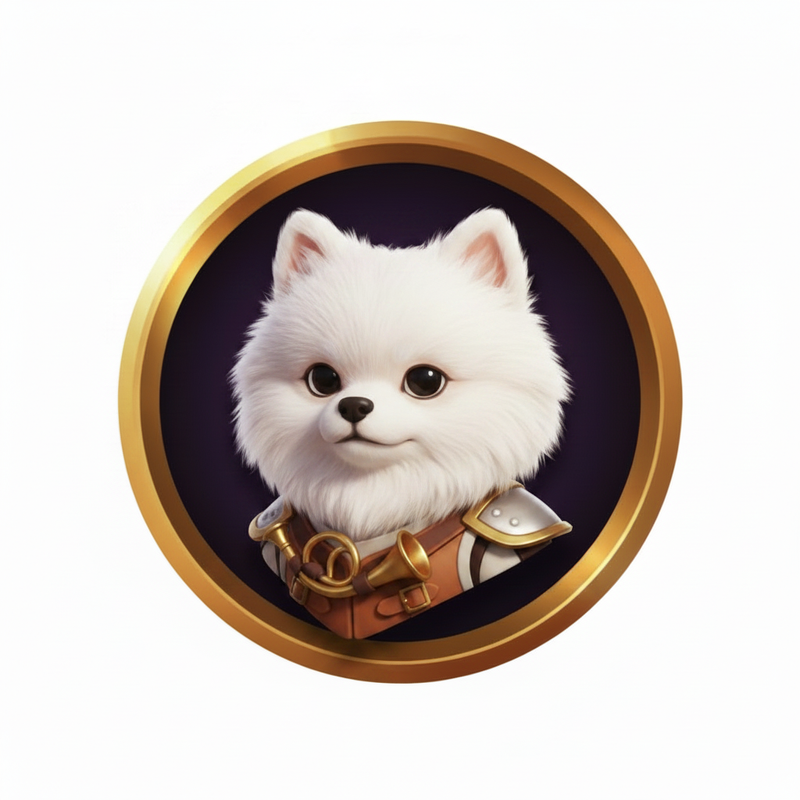 Pomparis Warcrier Medallion of Pawfect Goofinity by Magmoria