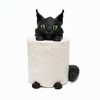 Black Maine Coon - Toilet-paper-Holder