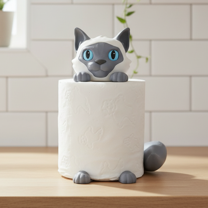 siamese cat white gray lifestyle magmoria